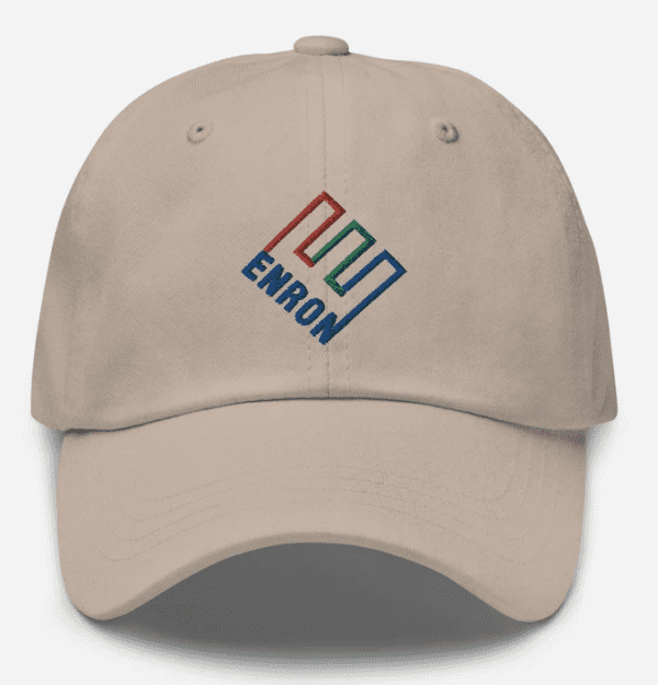 Enron Embroidered Logo Dad Hat