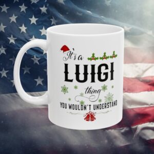 Christmas Mug For Luigi