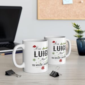 Christmas Mug For Luigi