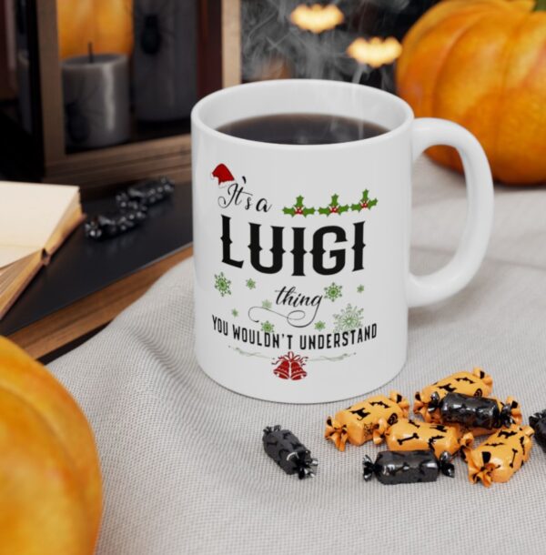 Christmas Mug For Luigi