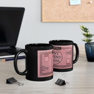 DENY DEFEND DEPOSE Mug Bundle Monopoly Money