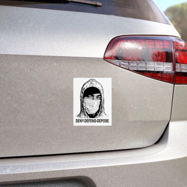 Deny Defend Depose The UnaShooter Luigi Mangione Sticker