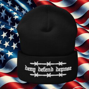 Deny Defend Depose Olde English Barbed Beanie Hat