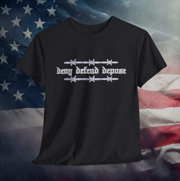 Deny Defend Depose Olde English Barbed T-Shirt