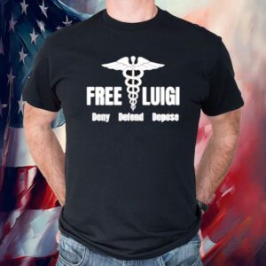 Free Luigi Deny Defend Depose Shirt