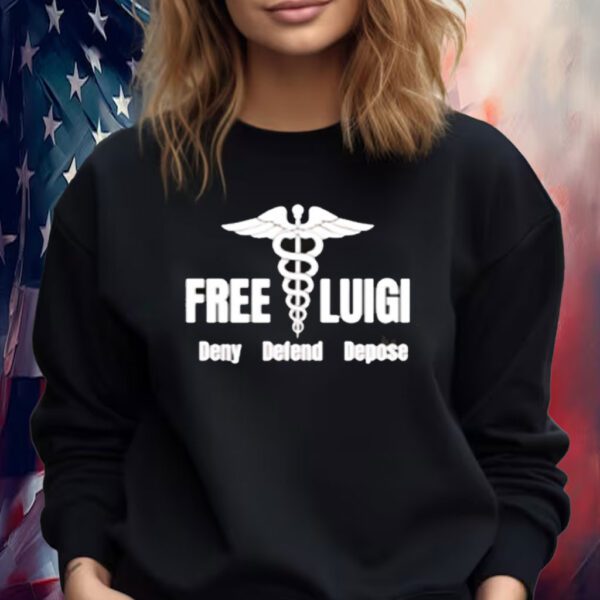 Free Luigi Deny Defend Depose Shirt