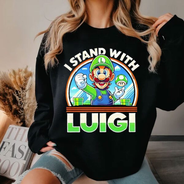 Free Luigi I Stand with Luigi Shirt