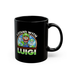 Free Luigi I stand with Luigi Mug