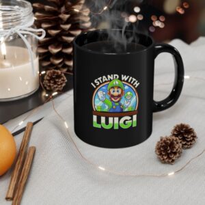 Free Luigi I stand with Luigi Mug