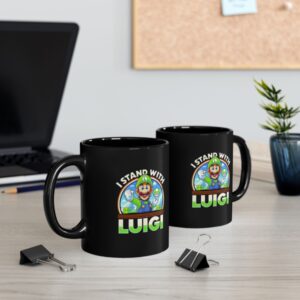 Free Luigi I stand with Luigi Mug