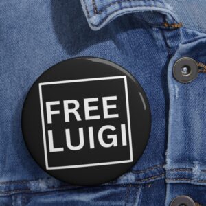 Free Luigi Mangione Button