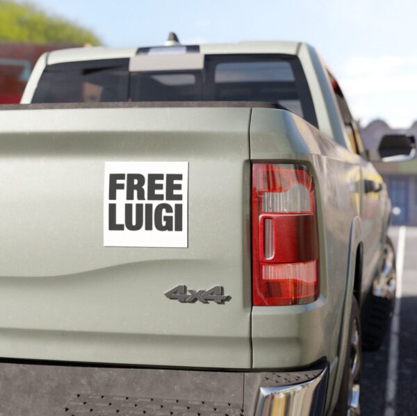 Free Luigi Mangione Car Magnets