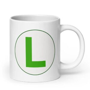 Green Luigi Logo Mug