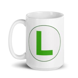 Green Luigi Logo Mug