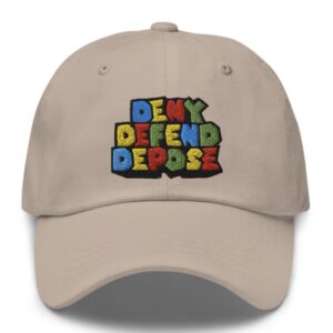 Super Deny Defend Depose Dad Hat