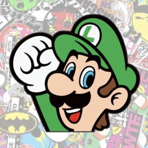 Super Mario Bros Vide Game Characters Car Sticker