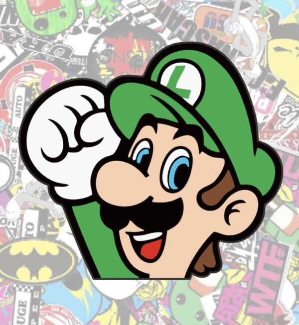 Super Mario Bros Vide Game Characters Car Sticker