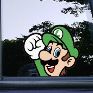 Super Mario Bros Vide Game Characters Car Sticker