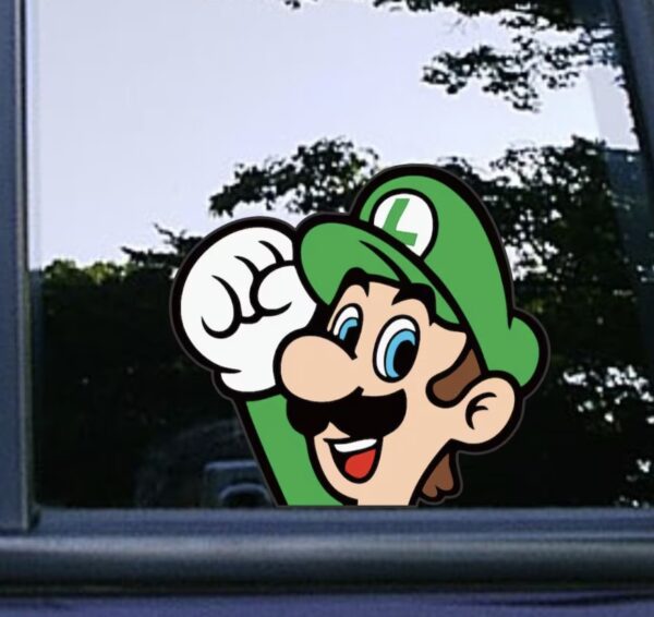 Super Mario Bros Vide Game Characters Car Sticker